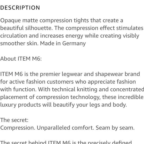ITEM M6 - Leggings Opaque - Picture 8 of 16